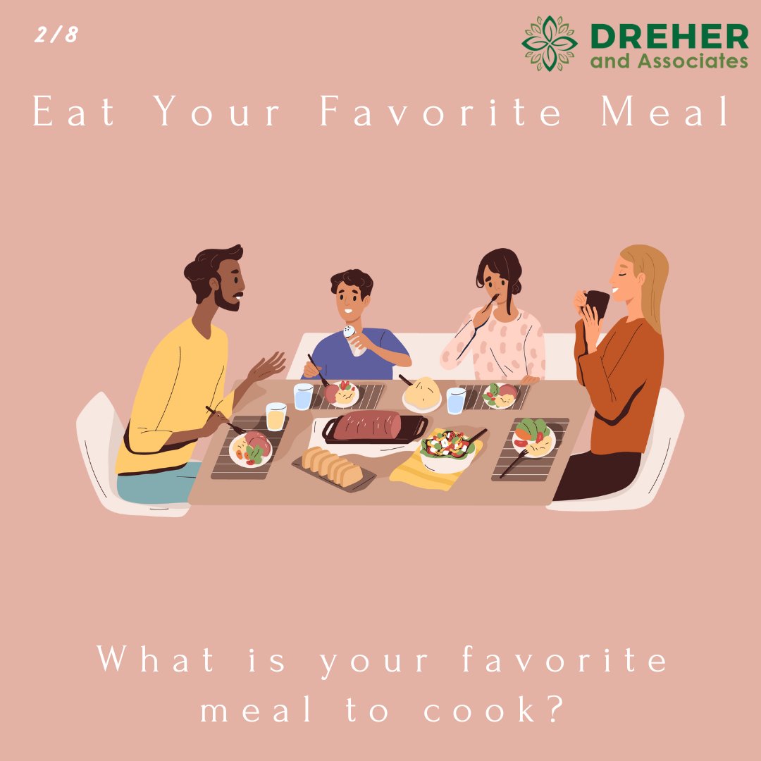DreamsofHope757's tweet image. Another day, another opportunity to win a free massage! Todays form of self care is centered around eating your favorite meal. You can cook it or order take out. Take the time to enjoy the meal that brings you comfort.