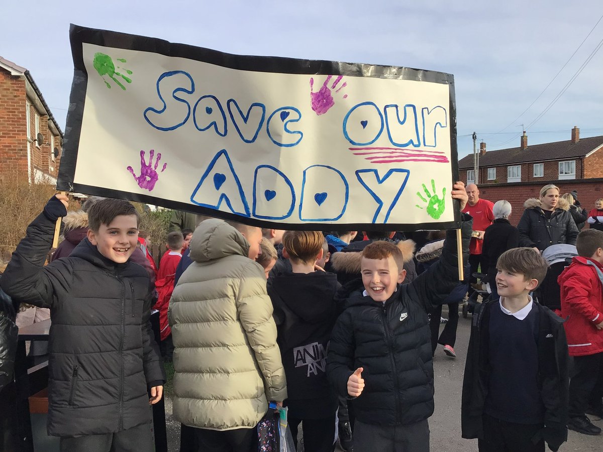 WeAreCastleway's tweet photo. Weโre really proud of our children for making their voices heard in the local community today in support of #TheAddy. It was a valuable experience for about their right to make their voices heard in a respectful way. Weโre incredibly proud of them for that. #WeAreCastleway https://t.co/ZnucuCtJLx