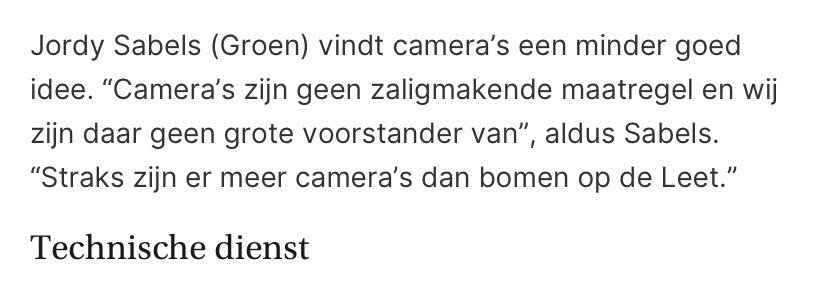 Jordy_Sabels's tweet image. Meer bomen, minder camera’s! 🌳