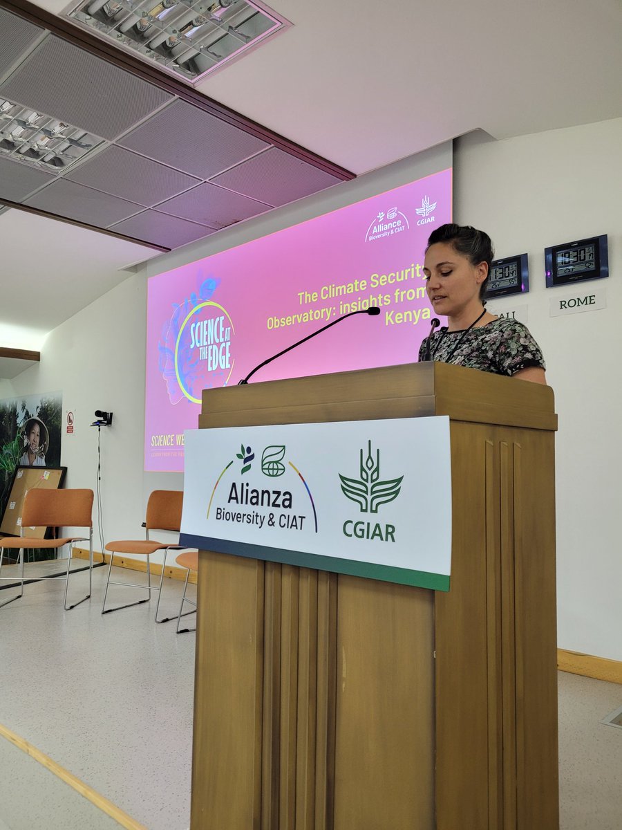 <a href="/BiaFarao/">Bia Farão</a> gave a fantastic presentation of our Climate Security Observatory which will be launched on April 2023. #staytuned #climatesecurity <a href="/CGIAR/">CGIAR</a> #AllianceScienceWeek