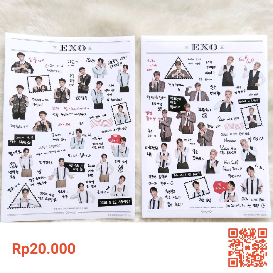 WTS EXO - Sticker Season Greetings 2020

💫 20k

🏷 ets wtb lfb exo sg2020
shp.ee/x9vu4gw