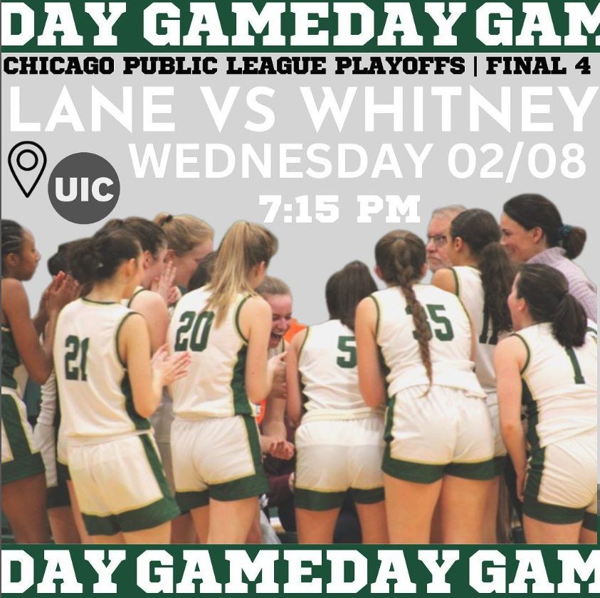 LTGirlsHoops's tweet photo. The Lane Girls are in the CPL Semi-Finals at Credit Union 1 Arena.  We need you there to turn the gym Myrtle and Gold.

@CPLAthletics @mikeclarkpreps @Kaleb_M_Carter @culture_chi @alex_burstein @LaneTech1440 @FriendsofLane1 @LaneTechHoops https://t.co/a4OTFOzBHy
