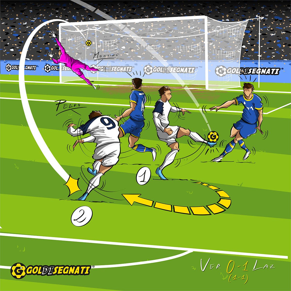 Goldisegnati's tweet photo. 🎵𝙋𝙚𝙙𝙧𝙤 𝙋𝙚𝙙𝙧𝙤 𝙋𝙚𝙙𝙧𝙤 𝙋𝙚𝙙𝙧𝙤 𝙋𝙚 
Ma che gol ha fatto il 9 biancoceleste?
@HellasVeronaFC 🆚 @OfficialSSLazio 1-1

#VeronaLazio #HellasVerona #sslazio #Pedro #AvantiLazio #laziofans #ForzaLazio #CMonEagles #goldisegnati #SerieA #SerieATIM #campionato @_Pedro17_ https://t.co/82ZiTMF0J7