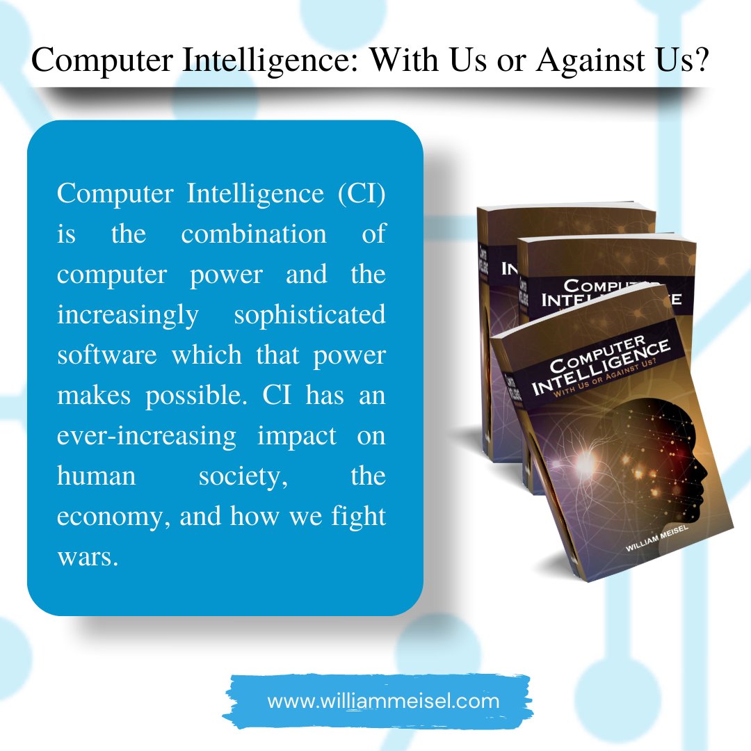 BillMeisel's tweet photo. Computer Intelligence (CI) is the combination of computing power and the ever-more-complex software that can be run on such computers due to the computing power.
.
Check this out: https://t.co/U5MaG2Gvf6
.
#partnership #computer #computertechnology #humancomputerinteraction https://t.co/kmQXfKOuZN
