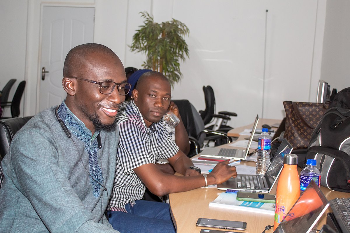 InSISTGlobal's tweet photo. The week long Level 1&amp; 2 Support training on eLMIS continues. The training, in partnership with the @MohGambia and @JSIhealth is geared towards providing adequate support to the trainees on the operation of the system developed by our team at InSIST Global. 
#elmis #insistglobal https://t.co/feN9Jjltd6