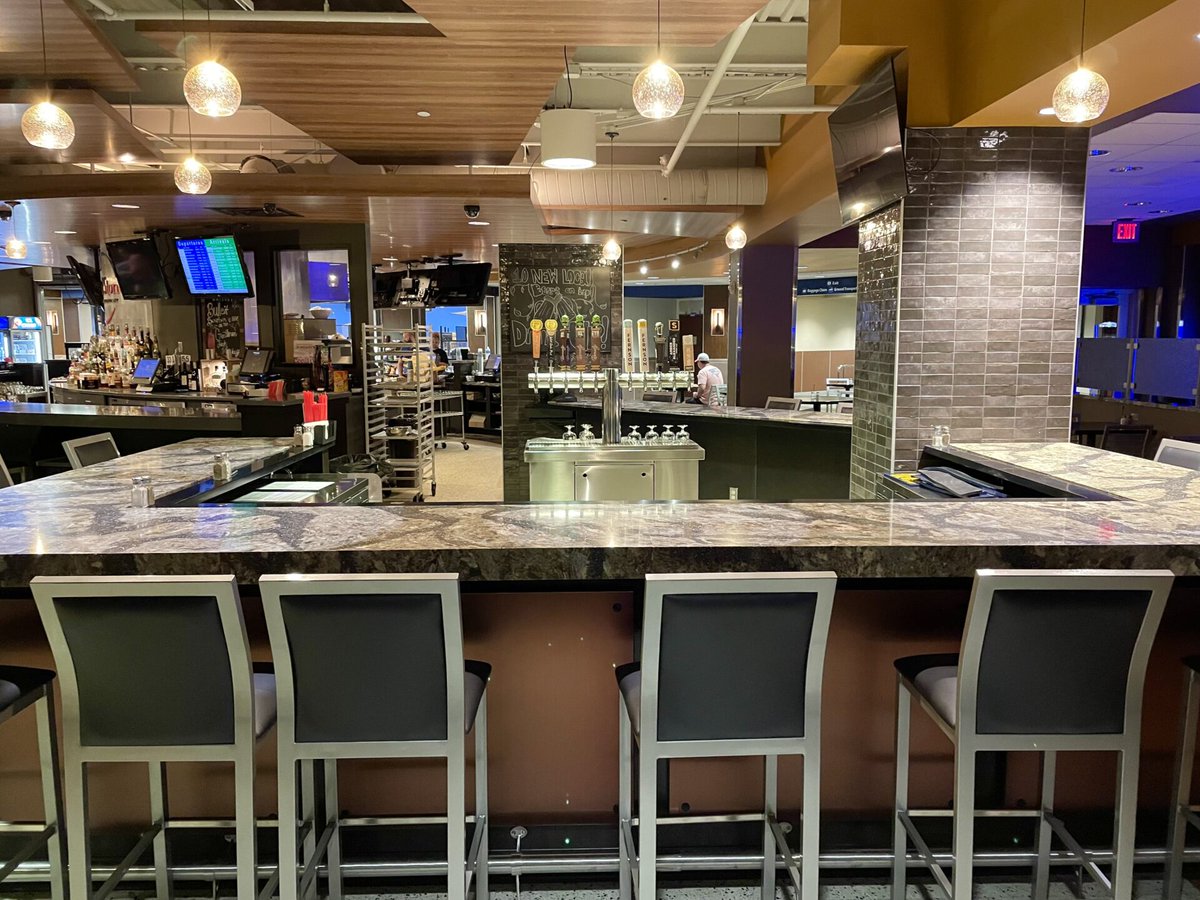CreativeSrfcs's tweet photo. Summer of 2022 you would find some of our install team at FSD installing airport restaurant cabinetry for newly remodeled Hungry's and the Flight Line "grab and go" cart on the gate level. https://t.co/DEfBYvku0c https://t.co/PdJeOcuj9V