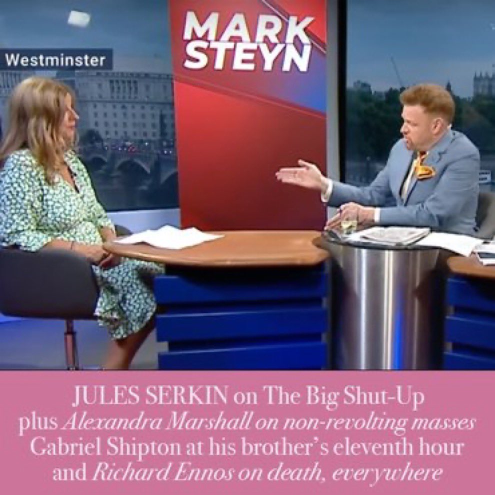 @SJHarris0 @beverleyturner @GBNEWS #IStandWithMarkSteyn too - @MarkSteynOnline greatly missed on @gbnews if I wanted to watch OFCOM I’d do so … !