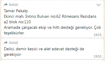 Antakya Hatay'da enkaz altındaki Tamer Pekalp için gelen bir yardım çağrısı;

<a href="/AFADBaskanlik/">AFAD</a>  <a href="/AFAD_gonullu/">AFAD Gönüllülük Sistemi</a>  <a href="/HatayBSB/">Hatay Büyükşehir Belediyesi</a> <a href="/HatayValiligi/">T.C. Hatay Valiliği</a> <a href="/AntakyaBld/">Antakya Belediyesi 🇹🇷</a> @antakyakzly <a href="/DepremDairesi/">AFAD Deprem</a> @Akut_Dernegi