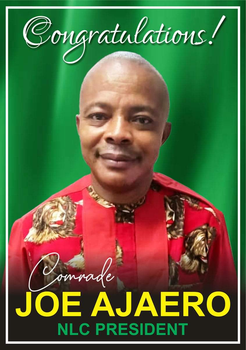 Congratulations my brother Joe Ajero on your successful election as the President of Nigeria Labour Congress. I have no doubt in my mind that you will make Nigerian workers proud.