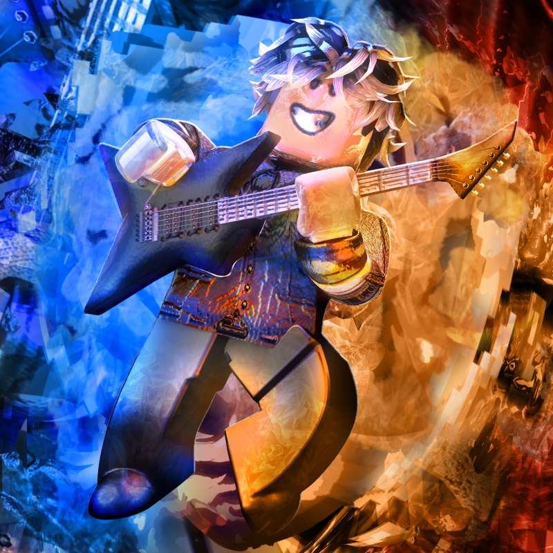 RobloxWilyrex's tweet image. Foto de perfil para @Nadieimportabte, Primera skin terminada de la sección de *LOGOS Y BANNERS* 👌