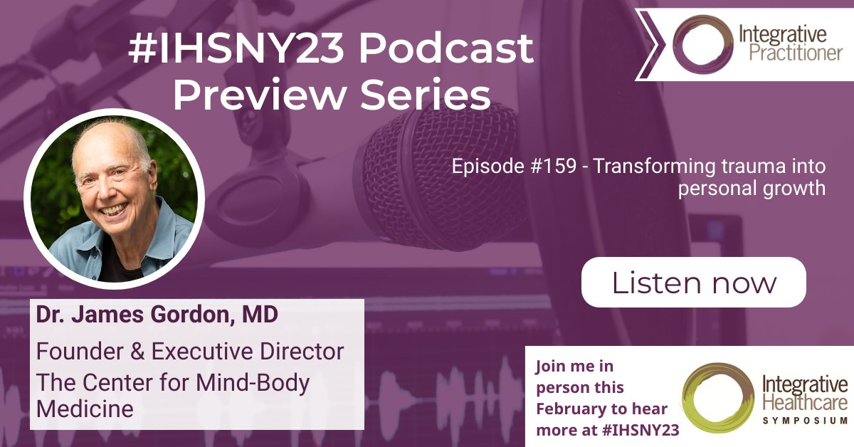 I spoke with @IntegrativePractitioner as part of the #IHSNY23 Podcast Preview Series ahead of my presentation at the Integrative Healthcare Symposium in New York City. Listen to the episode now & join me in person to hear more at #IHSNY23!
Listen now > invt.io/1txbinyvrpt