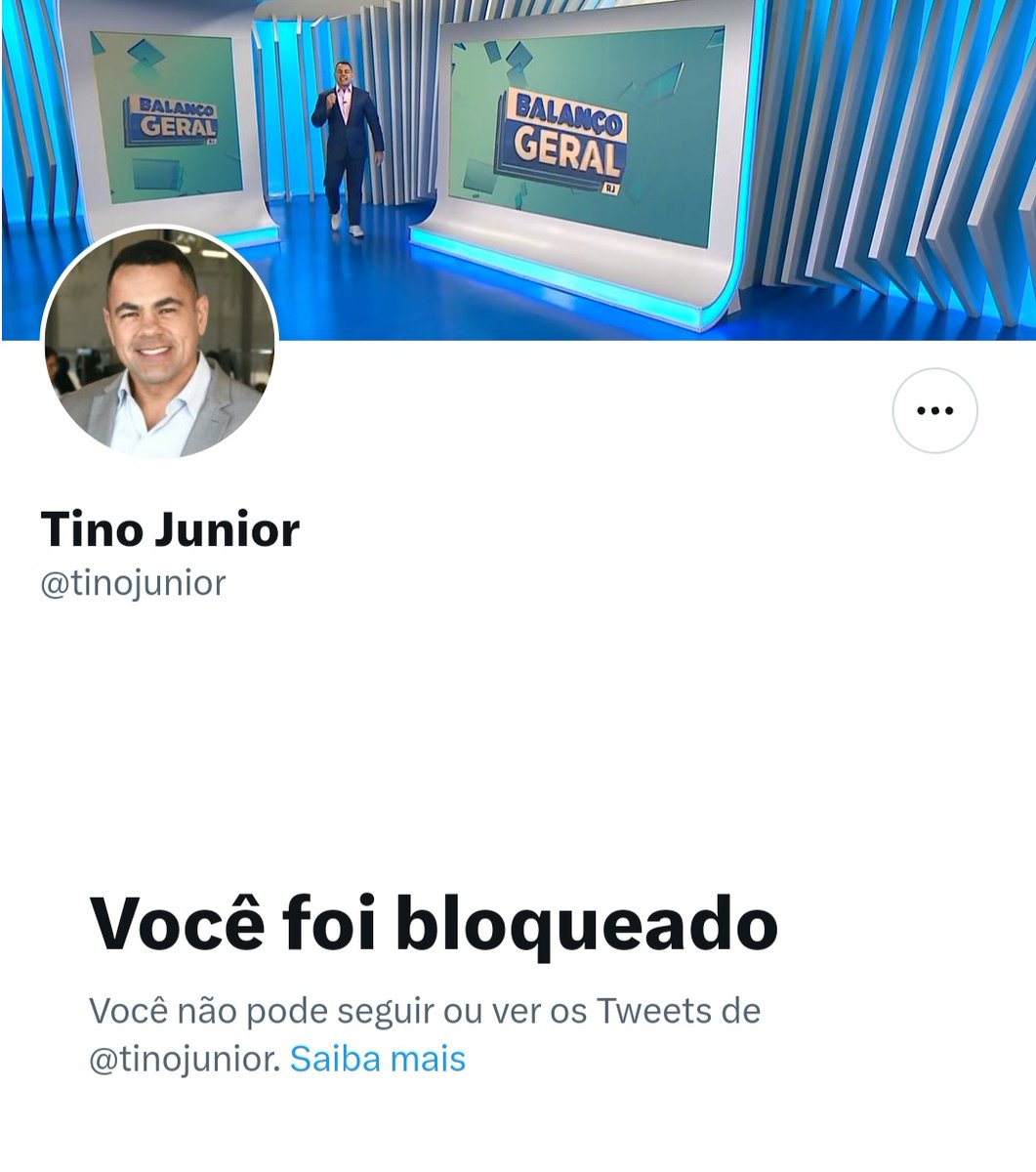 O Miliciano Safado do <a href="/tinojunior/">Tino Junior</a>  me bloqueou depois que eu postei o vídeo dos PMs do 18⁰ junto com os Milicianos na Chacrinha 🤣🤣🤣 #BalançoGeralRJ