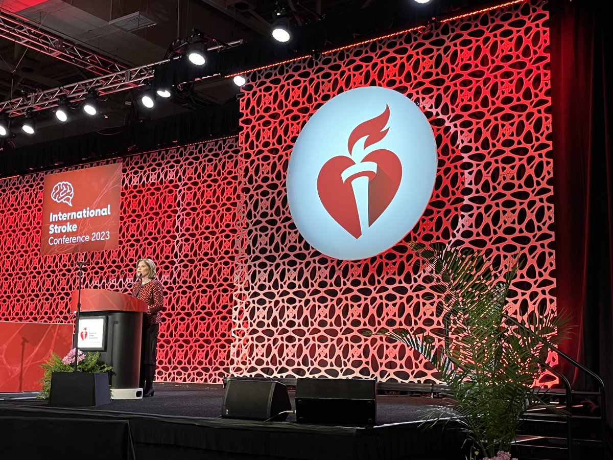 EricaJones_MD's tweet photo. #ISC23 Main Event at Hall E starting now
Opening remarks from
@TudorJovin
@NancyatHeart
#MichelleAlbert
Thomas Willis Award Lecture
Tribute to Dr. Ralph L. Sacco
@Braindoc_MGH @AHAScience @AHAMeetings @StrokeAHA_ASA https://t.co/gAMn5IHO4t