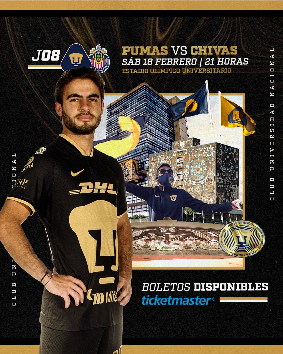 Queremos que el Goya se escuche muy fuerte en casa. 🔝🐾

🎟️ Boletos disponibles en el link 👉 bit.ly/3jBylIJ

#SoyDePumas #OrigenDeLaPasión