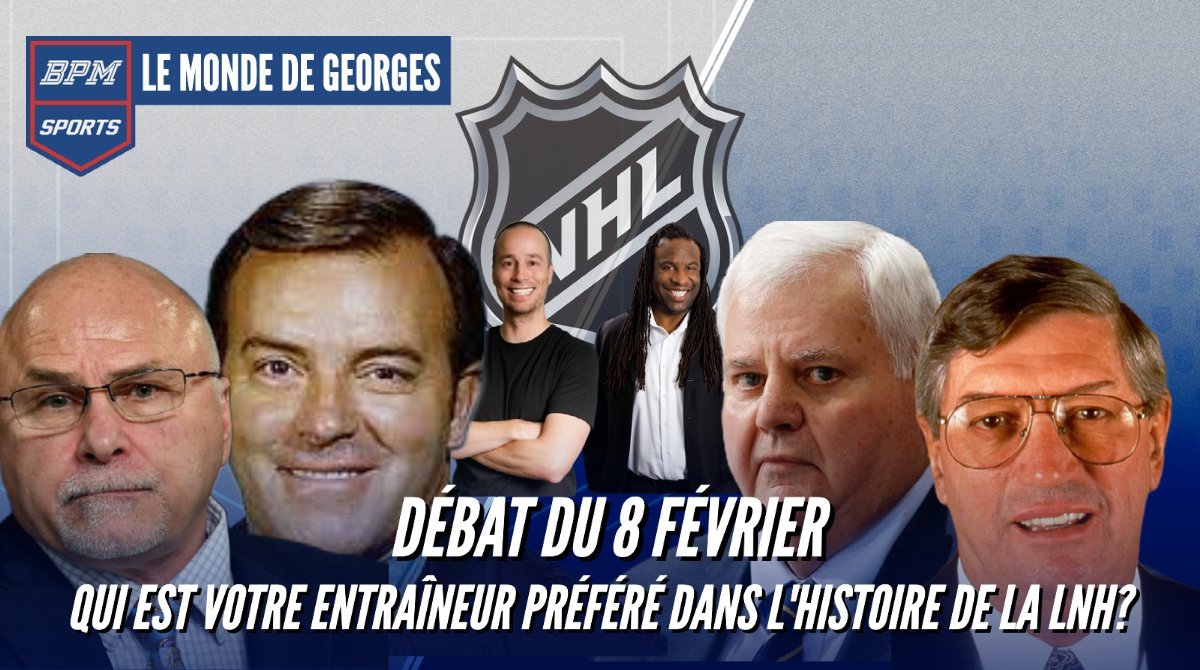 BPMSportsRadio's tweet photo. Qui est votre entraîneur préféré dans la LNH?🏒
Georges et Max en discuteront en deuxième partie du débat d'aujourd'hui.🔵⚪️🔴
Écouter le débat dans Le Monde de Georges en direct ICI ⬇️
https://t.co/1CwDXofm6s
#LNH #lemondedegeorges https://t.co/XAKwRMuOXv