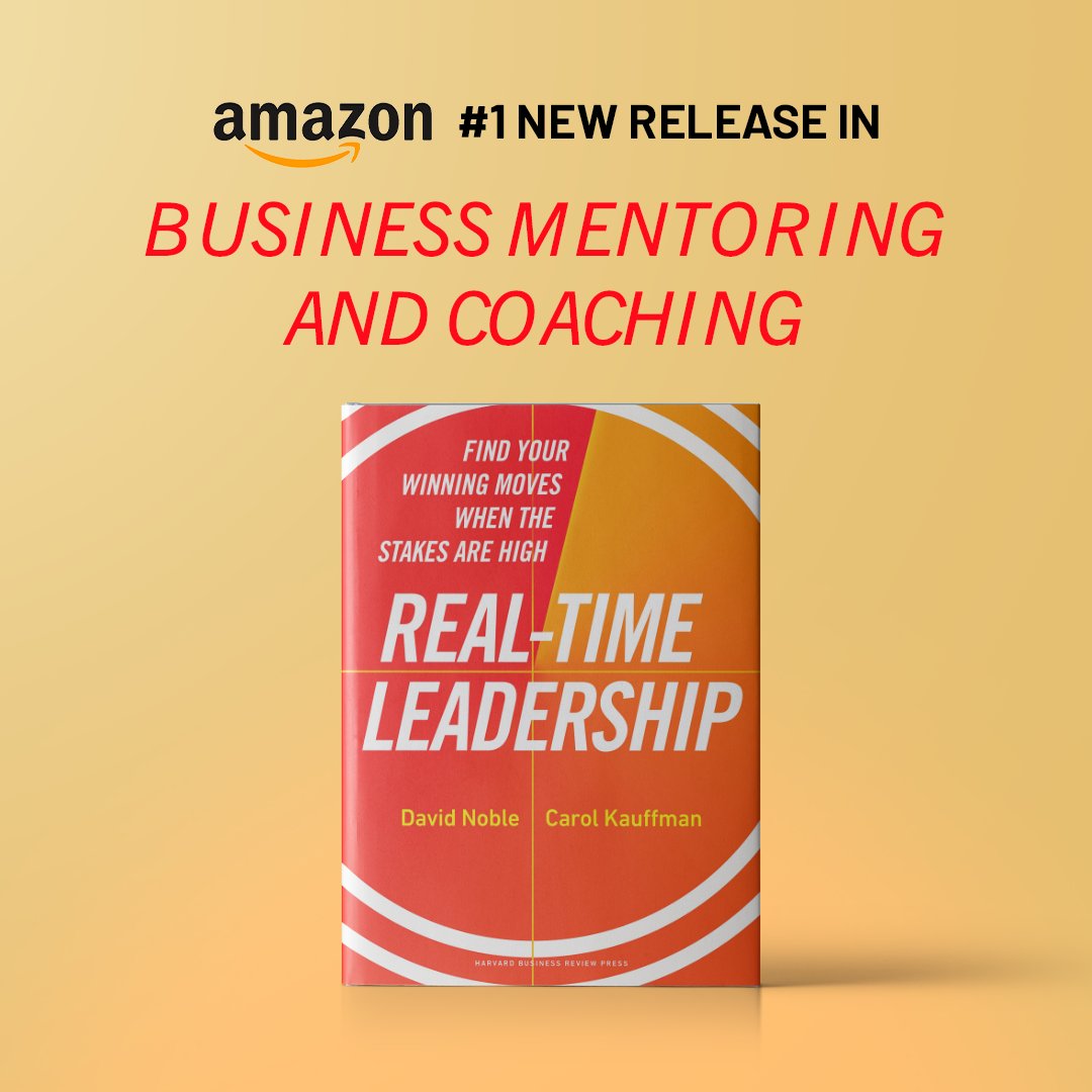 dsenoble's tweet photo. Get your copy of Amazon’s #1 New Release in Business Mentoring and Coaching! Preorder today at https://t.co/tCmletq5sl. 

#RealTimeLeadership #Business #Mentoring https://t.co/5bDaQfTQJn
