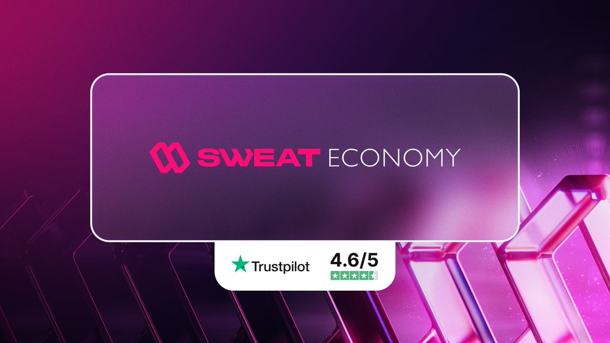 SweatEconomy's tweet photo. 🌟4.6/5 on @Trustpilot 🌟

Early days, but we thank you for the support! https://t.co/fgUuyS2h2b