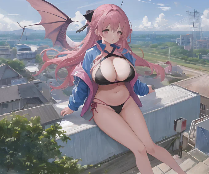 これはひたすら「eat a dragon」と指示してドラゴンを食ってる女を描かせようとしたやつ 