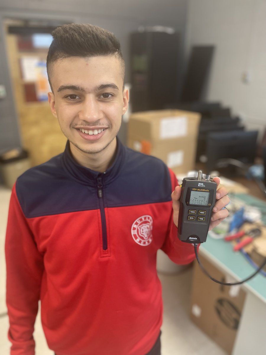 Excited to make cables with the new gear the district provided for our cyber networking course.  <a href="/cyber_dot_org/">CYBER.ORG</a> Can't wait to get our servers and NAS up and running!