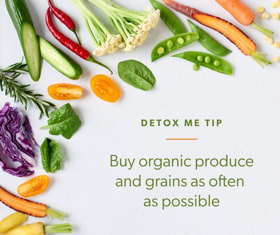 Many pesticides act as endocrine disruptors or affect brain development and neurological function in humans. 

Eating organic when possible can lower the levels of pesticides in your body – remember to look for produce with a USDA Organic label.