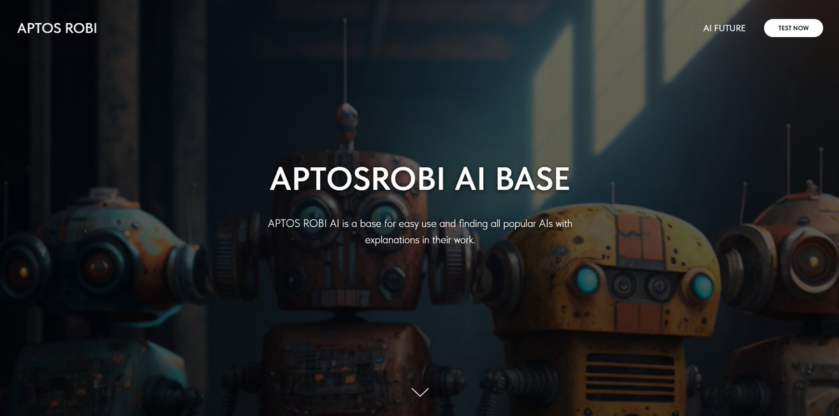 AptosRobI's tweet photo. We have already provided our beta AI base for our collection holders, it will be improved and refined over time. 

If you want to try it out and get into the AI world, buy NFT and get verified on our Discord! 

https://t.co/gZ1bmOsaLb https://t.co/8zbmcsfa0K
