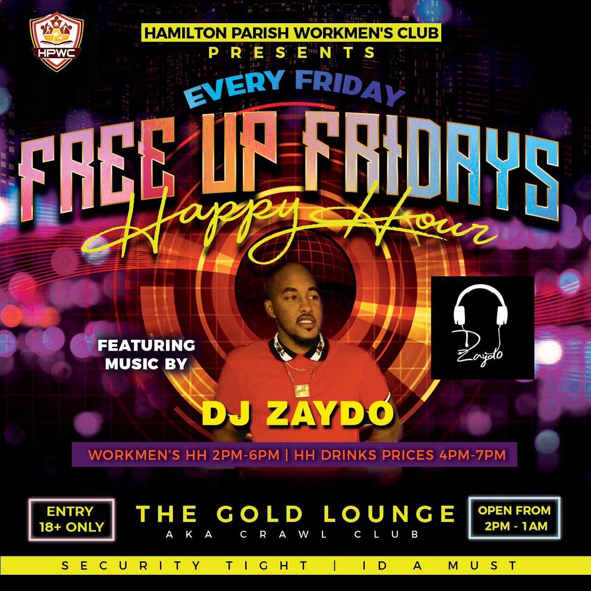 🥃 Free Up Friday with a twist this week!

Come and savour the taste of premium ingredients and spirits, and get the chance to mix and mingle with other guests.

Cocktails powered by <a href="/bllbermuda/">Burrows Lightbourn</a> 🍹

Party with the 293’s own @Dj_Zaydo #hamiltonparishwc