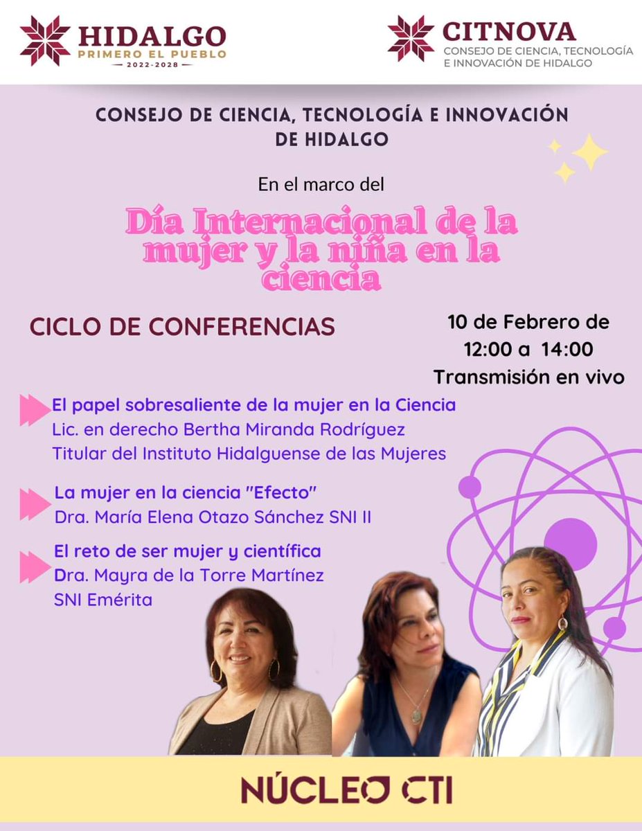 CITNOVA's tweet photo. @CITNOVA y @Nucleo_CTI, te invitamos a las charlas que se llevarán a cabo de manera híbrida desde nuestras instalaciones.
En el marco del Día Internacional de la Mujer y la Niña en la Ciencia, nos hablarán de la lucha contra la brecha de género en las materias STEAM. https://t.co/jL8eEKFAvZ
