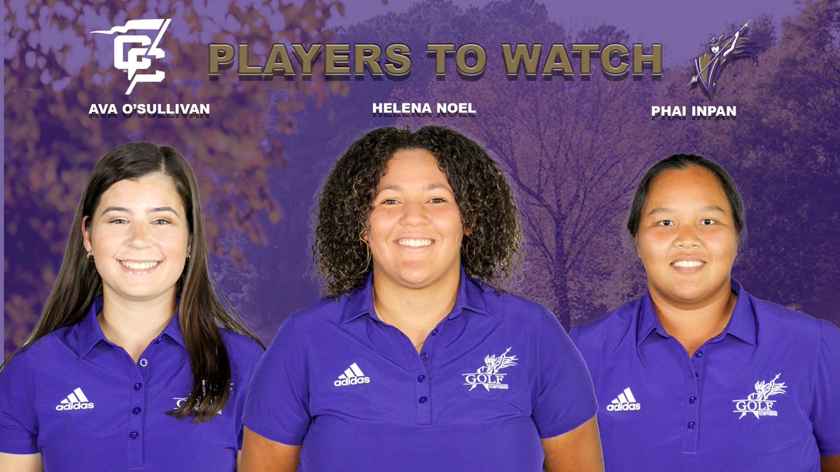 Valkyrie_Sports's tweet photo. Congratulations to @valkyriesgolf on being ranked #2 in the @ConfCarolinas preseason polls! Also, Congrats to Ava O'Sullivan, Helena Noel and Phai Inpan on being named Players to Watch! #GoValkyries 

📰https://t.co/RHsYsBbVSG https://t.co/OrKc2KU2RB