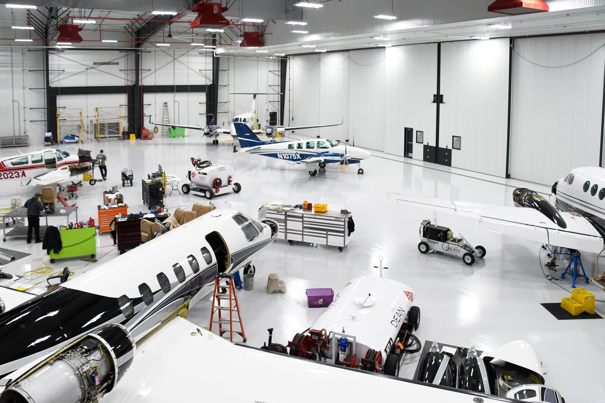 deanaircraft's tweet photo. Officially in the new hangar 🤩 https://t.co/oWnojiMnm1