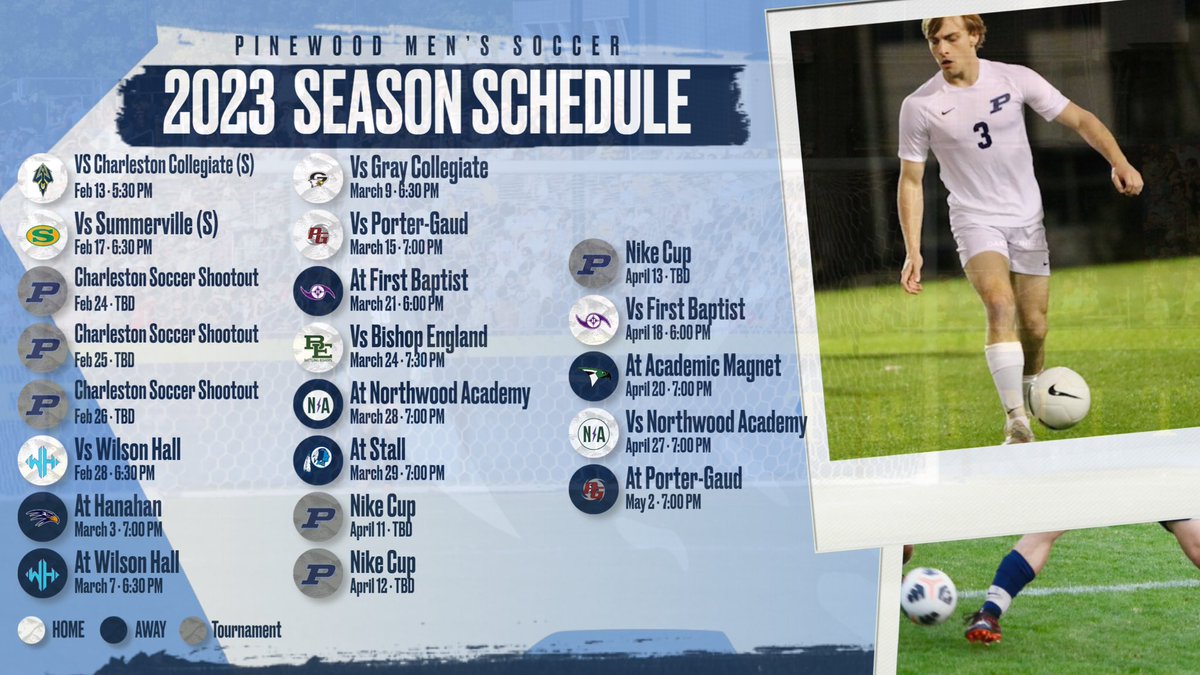 Men’s soccer schedule! #GoPanthers
