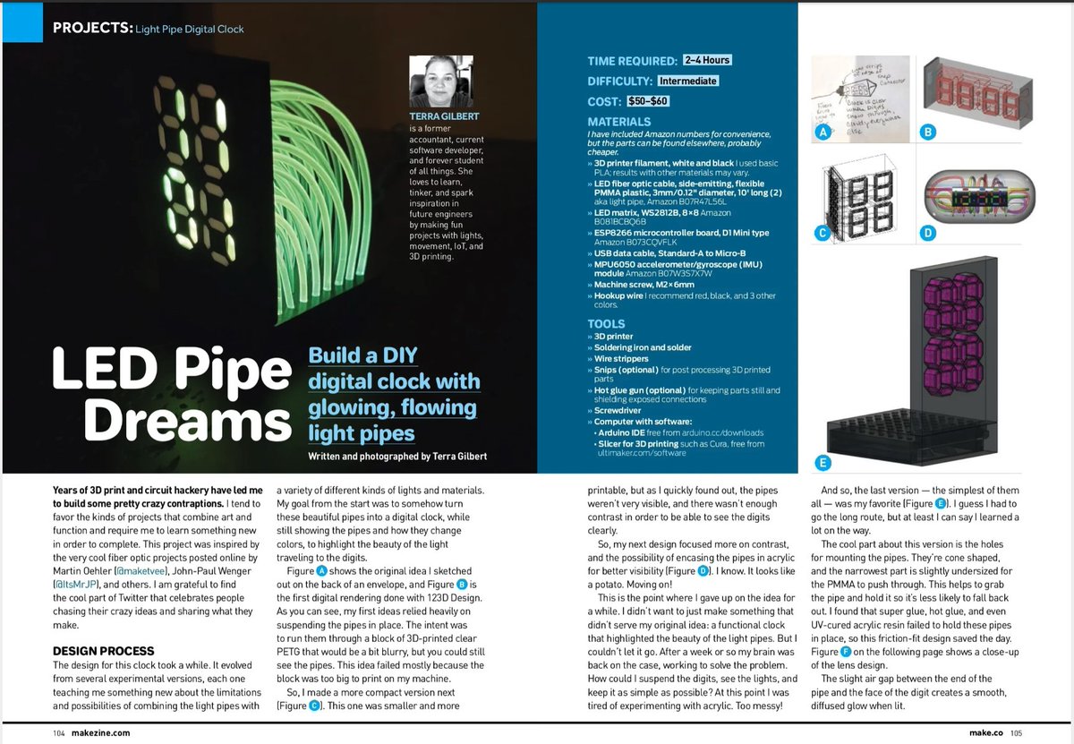 NodeBots (@nodebots) on Twitter photo RT @jasoncoon@leds.social
Terrable's brilliant LED light pipe is in makemagazine vol 84!
With shout-outs to maketvee & ItsMrJP!
leds.social/@jasoncoon/109… RT @jasoncoon@leds.social
Terrable's brilliant LED light pipe is in makemagazine vol 84!
With shout-outs to maketvee & ItsMrJP!
leds.social/@jasoncoon/109…