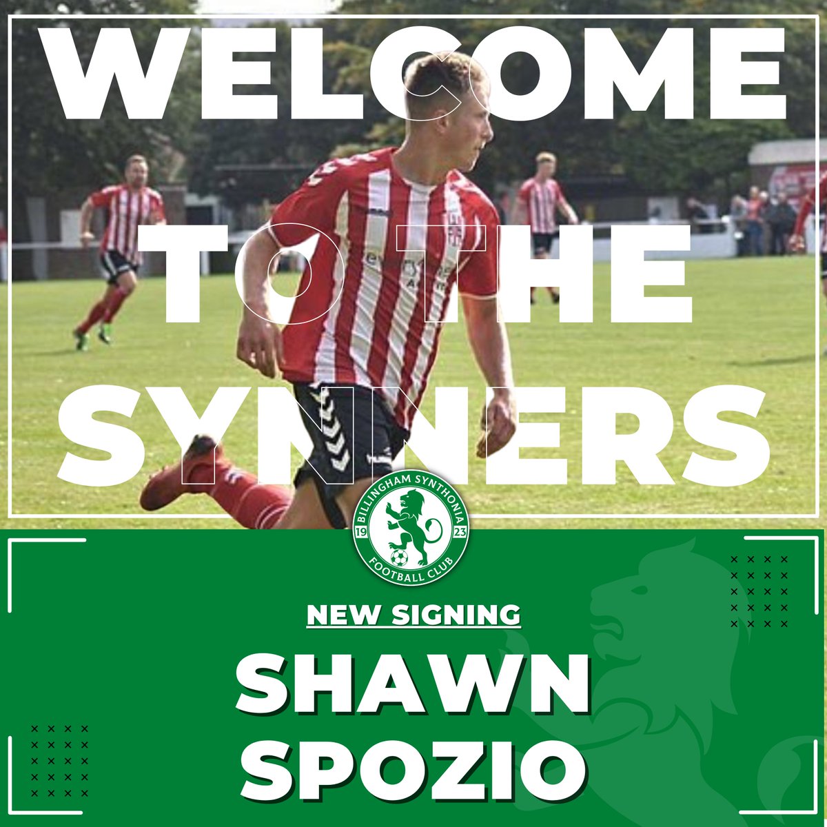 𝗡𝗘𝗪 𝗦𝗜𝗚𝗡𝗜𝗡𝗚 ✍️

We are delighted to announce the signing of attacker Shawn Spozio.

Spoz is known for his lethal pace and was with Guisborough Town last season.

Welcome to the club! #UTS