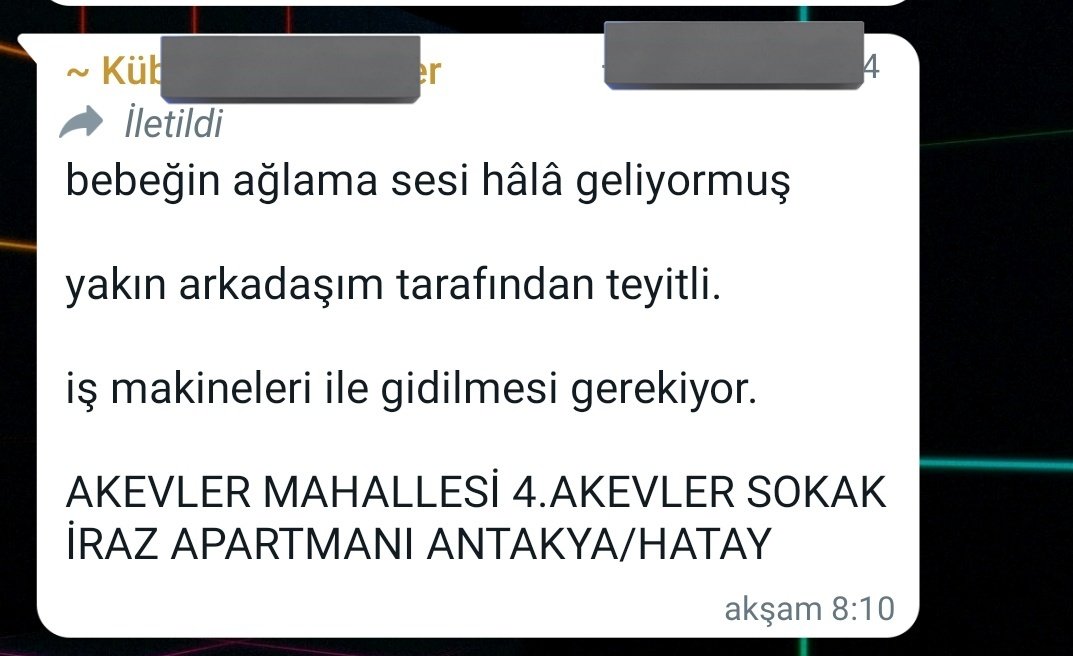 Nolurrrr gidin yaa şuraya bebek ağlama sesi geliyormuş #deprem #sesvar #Hatay