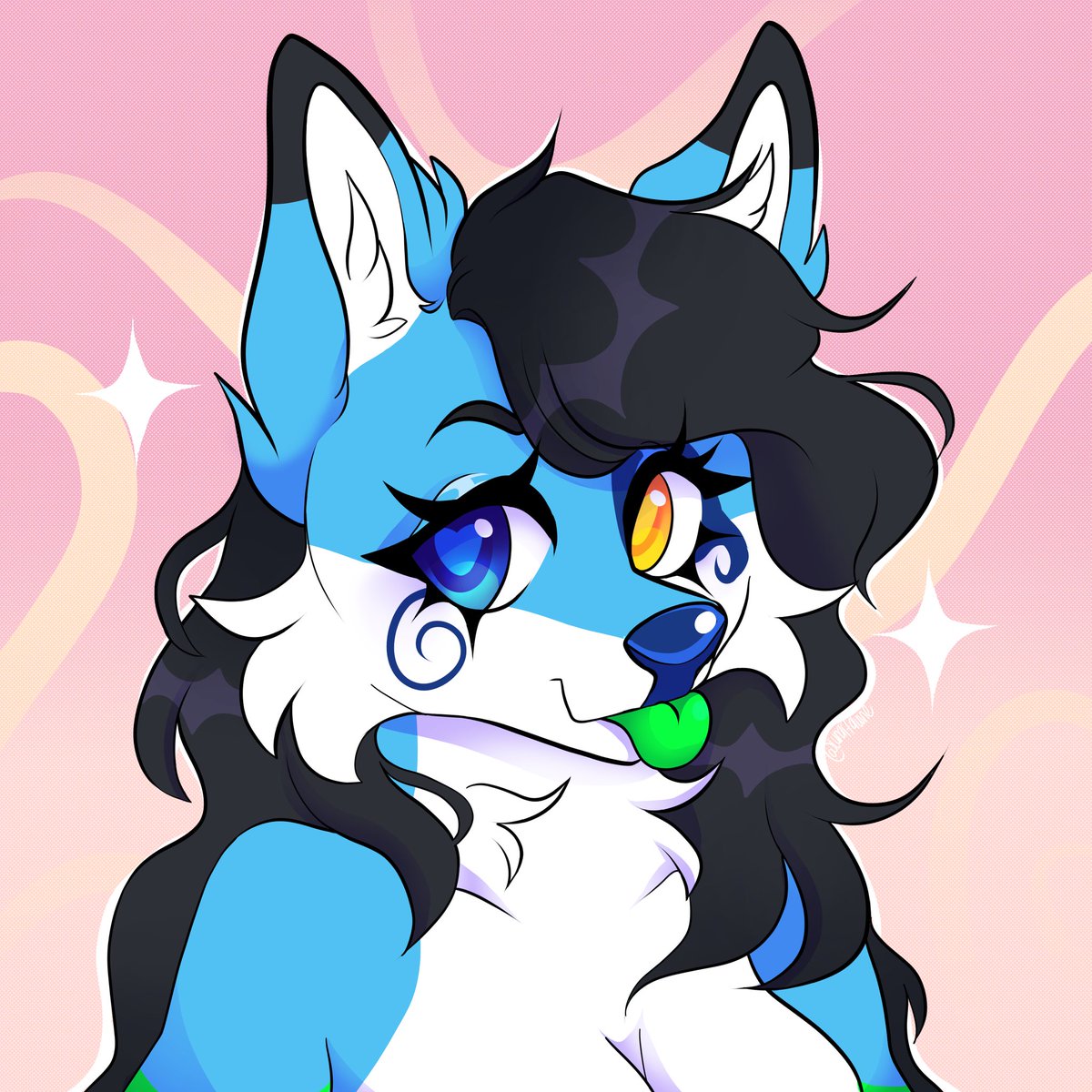 drew <a href="/StormiFolf/">🦊stormifolf.bsky.social🐺</a> during her stream yesterday to take a break from comms! 💙💚