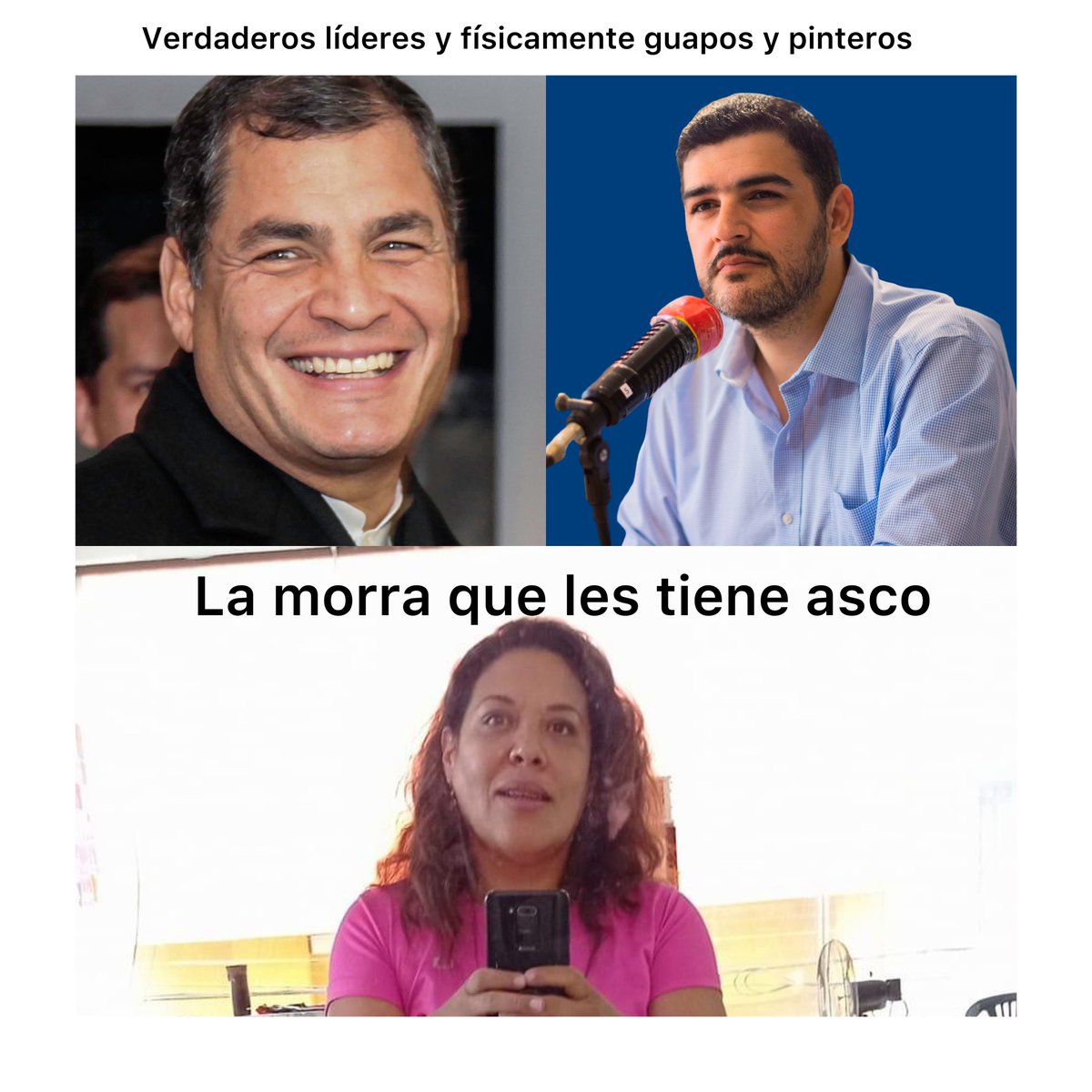 Guayaquiil's tweet photo. La fealdad es atrevida definitivamente @MashiRafael @aquilesalvarez https://t.co/uerCv3cR8E