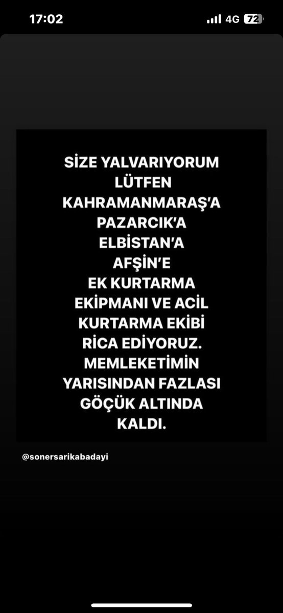 barneeli2's tweet photo. @haluklevent @ahbapsu @AFADBaskanlik @DepremDairesi https://t.co/uMrsmlqVoK