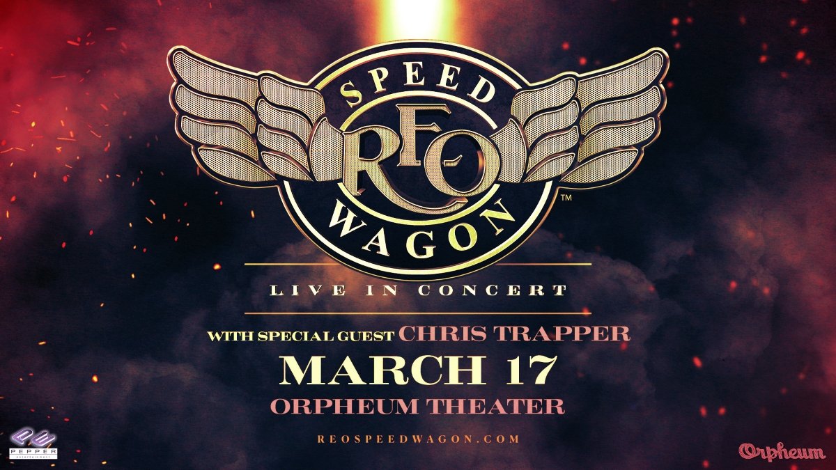 🎟BALCONY SEATS JUST RELEASED🎟
Great seats just released for REO Speedwagon at the Orpheum Theatre on Friday, March 17! 
Get your tickets TODAY! bit.ly/3eyCwCk