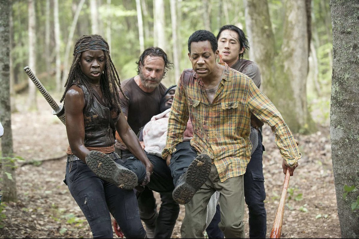 twdufans's tweet photo. Tyreese died 8 years ago today in "What Happened and What’s Going On." 💔 #TheWalkingDead https://t.co/6u9hQJTd86