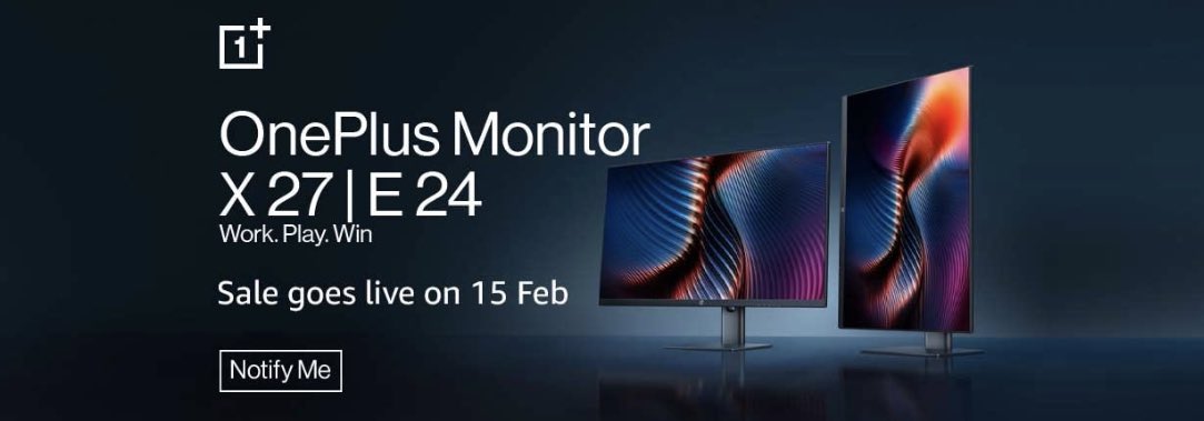 Jazzy4Tech_'s tweet photo. OnePlus Monitor X 27 and E 24 launching in India.
Sale going live from 15th Feb @OnePlus_IN on @amazonIN
#OnePlusMonitor https://t.co/rBWS9D7JMH