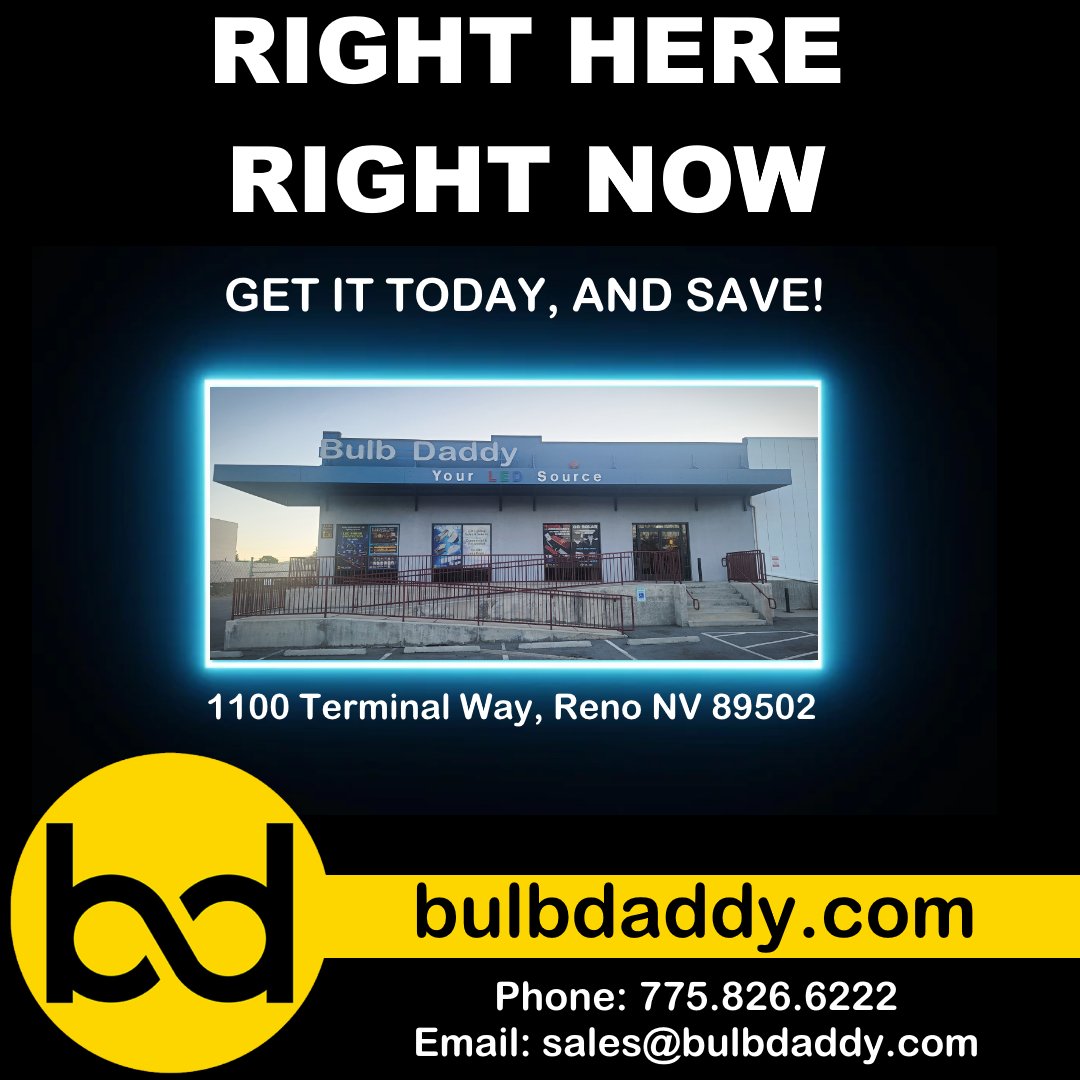 bulbdaddy's tweet photo. Get the lighting you need today, while supporting your local community businesses, by shopping with us at Bulb Daddy! Sign up for a business account today and save 10% off your first order!

 #LED #led #ledbulbs #ledlights #ledlighting #lighting #lightingtech https://t.co/AYAT6UFecR