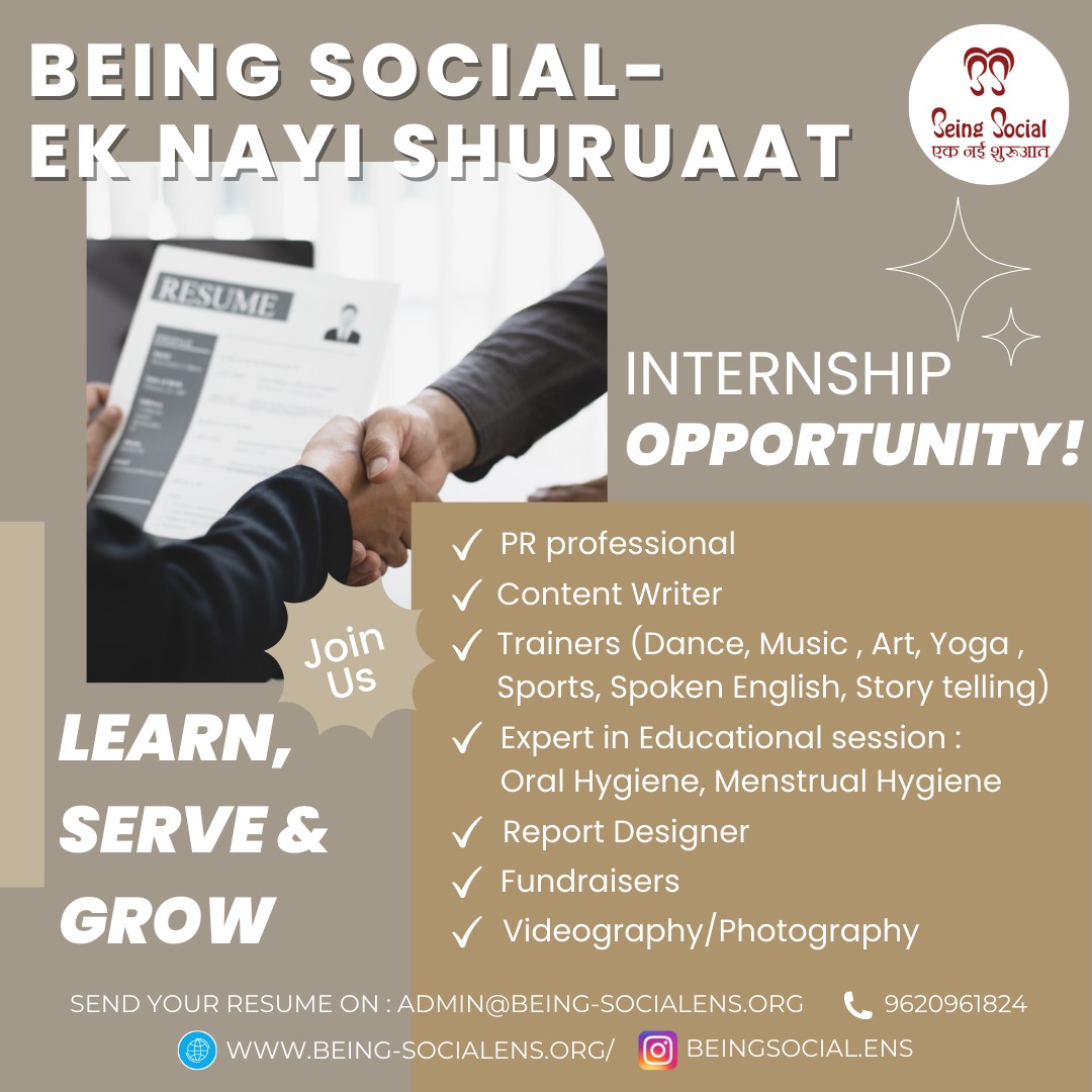 OfficialBSENS's tweet photo. Internship Opportunity https://t.co/DHENG9S3mA