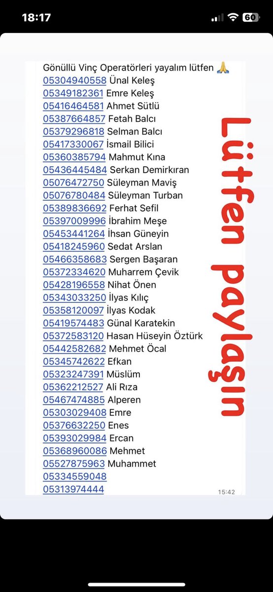 DIRENBAZ_KADIN's tweet photo. GÖNÜLLÜ VİNÇ OPERATÖRLERİ LÜTFEN HERKES ELDEN ELE YAYILSIN #TurkeySyriaEarthquake #VİNÇ #vincoperator @haluklevent @DepremDairesi #hatayyardimbekliyor #Malatya #ADIYAMAN #deprem #AFADhatay https://t.co/njrrExg0Sm