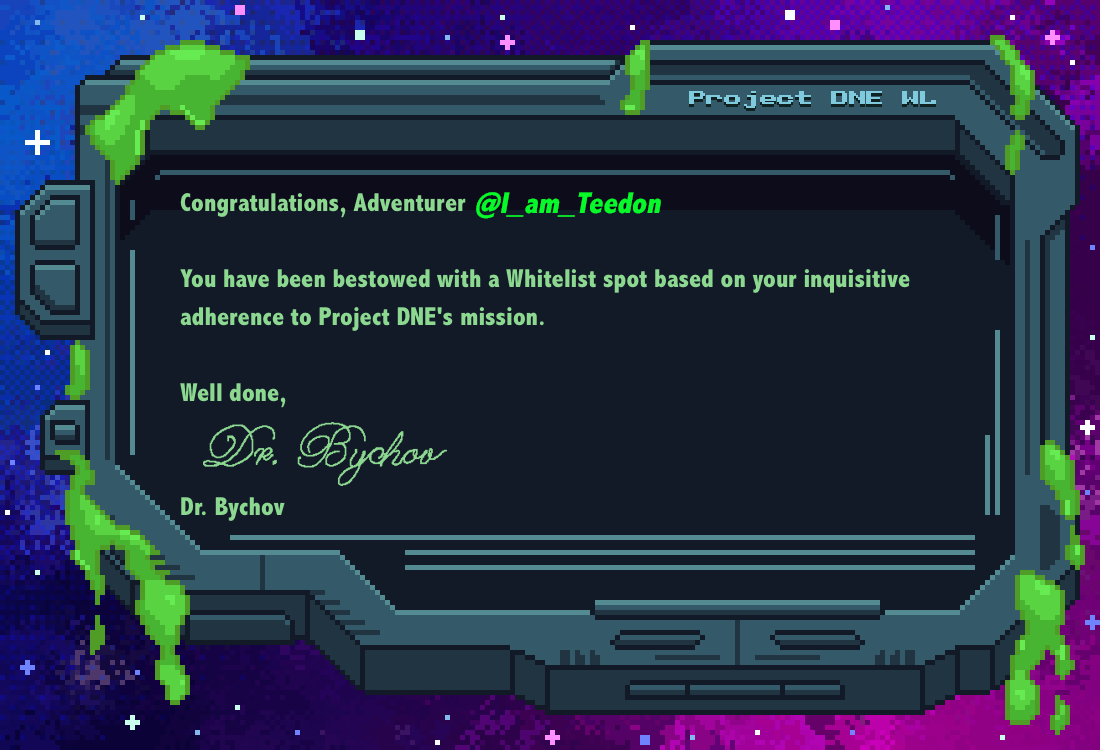 Congratulations, <a href="/I_am_Teedon/">Teedon</a>! We are elated to have you on the crew. Please help us prepare for those Zarians; they are coming real soon!