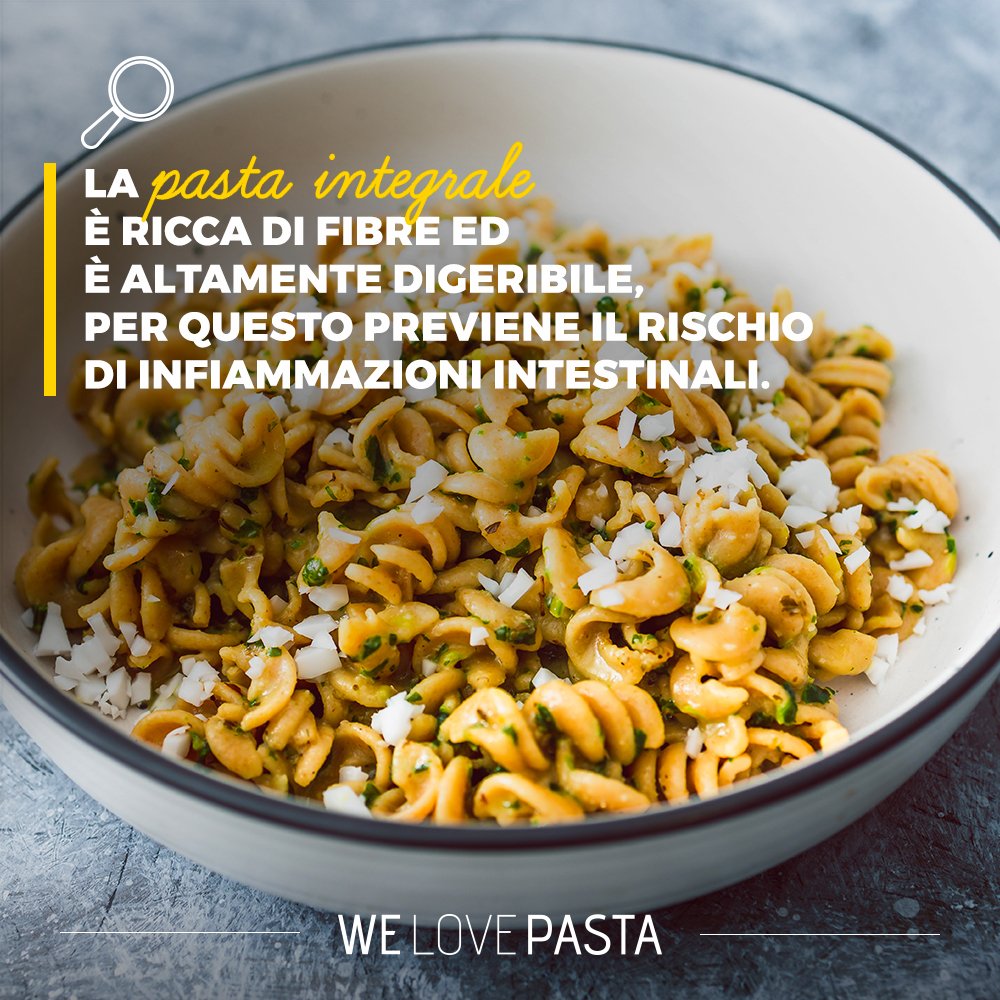welovepasta_it's tweet photo. Vi piace la #pastaintegrale? Oltre a essere buonissima, fa anche bene alla salute e previene tante patologie e infiammazioni intestinali. https://t.co/8AcTXdJt8w