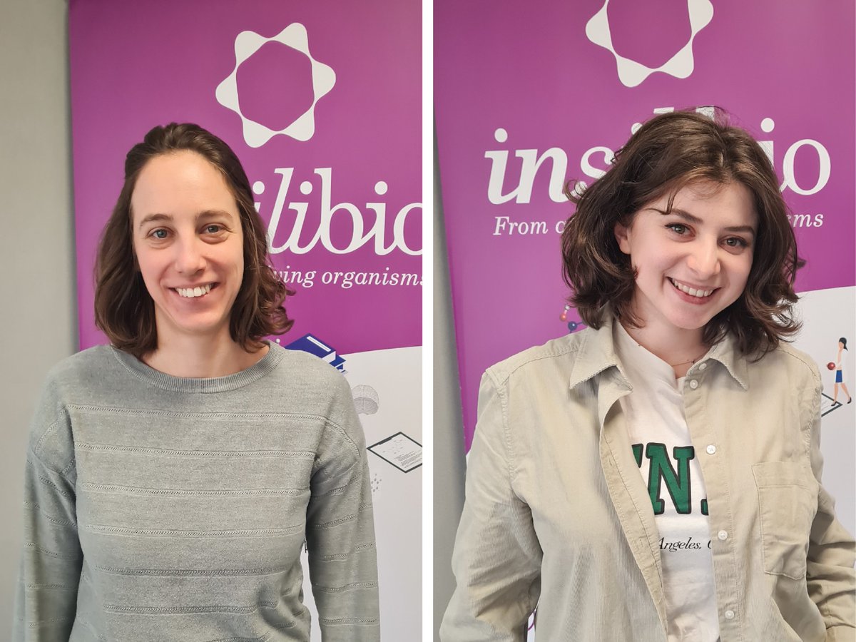 insilibio's tweet image. InSiliBio is growing! We are pleased to welcome our two new researchers in molecular modeling: Angelika and Ágota #team #research