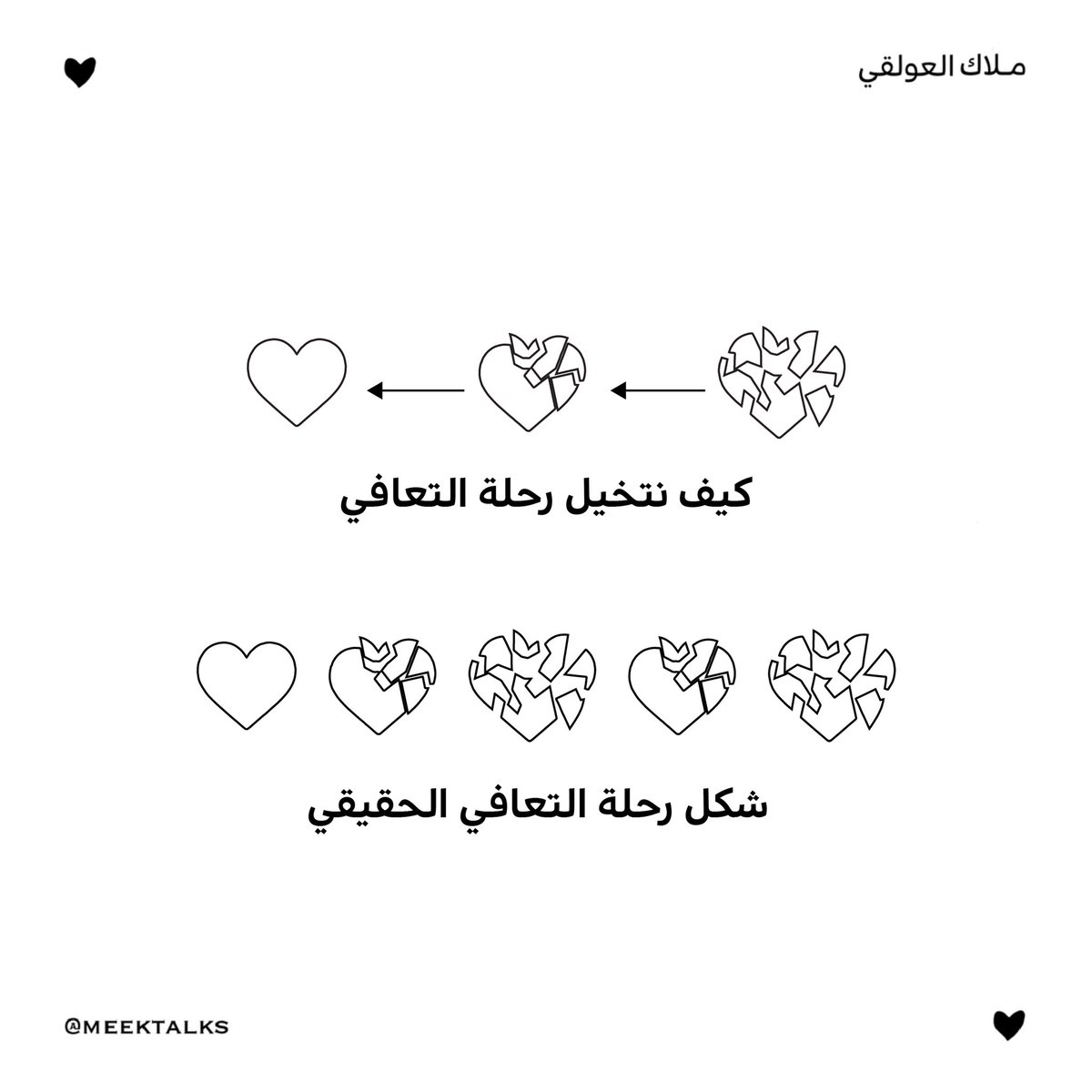 meektalks's tweet photo. الشفاء رحلة متقلّبة نهايتها جبر. https://t.co/pseqYUHny5