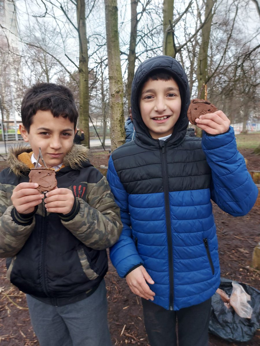 P5 were learning about native Scottish trees, as well as trusting their partner whilst blindfolded, on their John Muir Award journey. They also moulded John Muir's face with clay (ish)!! #trust #Scotland #environment <a href="/OpOutdoors/">Operation Play Outdoors</a> <a href="/CorpusChristi_K/">Corpus Christi PS</a>
