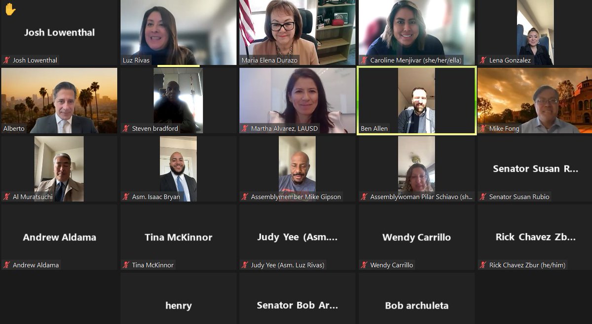 AsmLuzRivas's tweet photo. Thank you, @LAUSDSup, for joining today’s LACD meeting! Thank you for sharing the work that you have done this past year and sharing your priorities for the upcoming year. #LACD is looking forward to working with you! https://t.co/m89P2FbmwZ