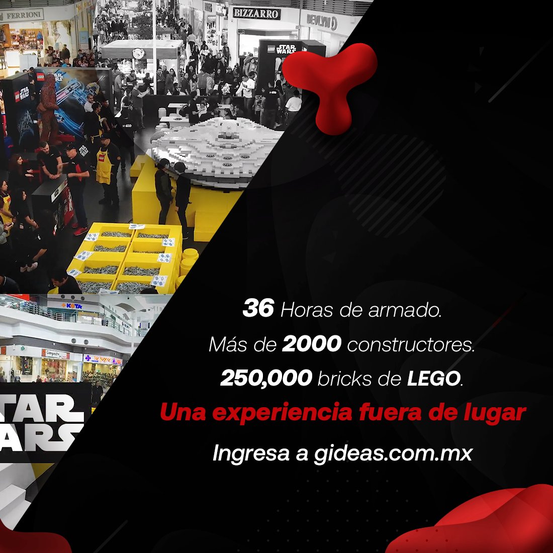 AgenciaGIDEAS's tweet photo. Para crear grandes experiencias se necesitan Grandes Ideas.
#Gideas #publicidad #ideas #piensaengrande #siemprealogrande #inspiración #crear #diseño #agencia #creatividad #mkt #btl #trademkt #mktdigital #experiencialmkt #publicidadonline #marketing https://t.co/m6l33ZPpzG