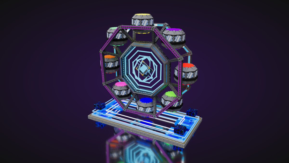 metaurus_ita's tweet photo. Cyber Queen
The ferris wheel is equipped with an atomic engine.
The Cyber Queen is located on a magnetic loop and this allows it to remain suspended in air.
@sandstormmeetup @TheSandboxGame @VoxEdit
#VoxEditWeekly #builderscontest23 #TSBContest23 https://t.co/huvwXOrxaY